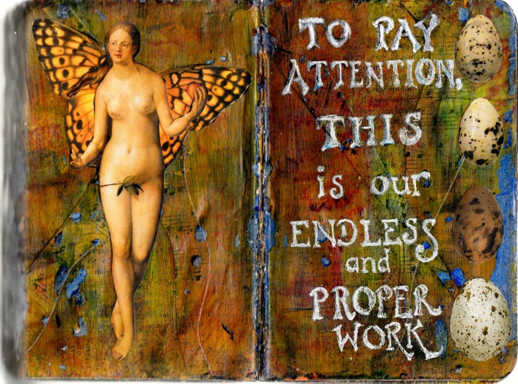 To Pay Attention - Altered Books