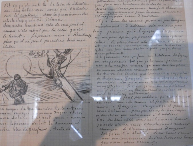 Van gogh illustrated letter