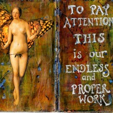 To Pay Attention - Altered Books