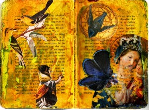 Altered Book page