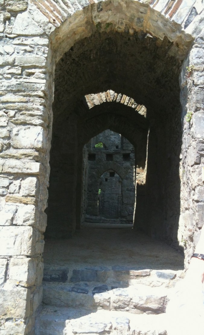 Oystermouth castle, Mumbles, Wales