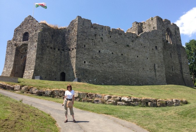 Oystermouth castle, Mumbles, Wales