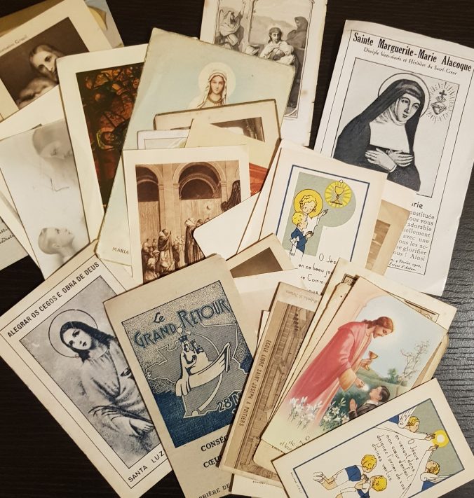 Vintage French Holy Cards
