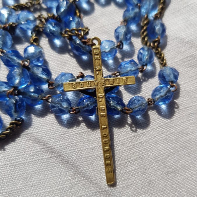 vintage rosary religious